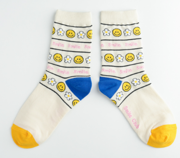 Smile Club Fun Crew Socks (Set 5 Pairs)