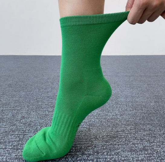Neon Golf Socks – 6-Pair Set (Korean Style)