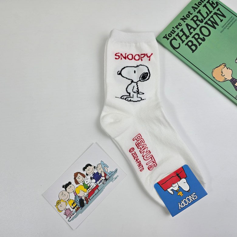 Snoopy & Charlie Brown Socks Collection – 5-Pack