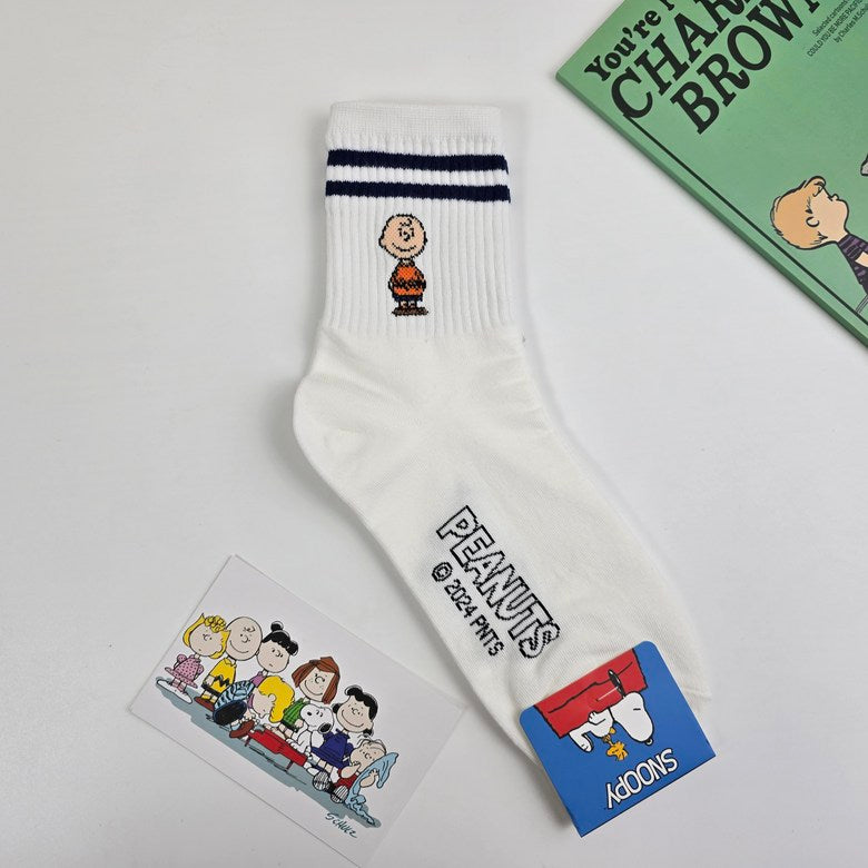 Snoopy & Charlie Brown Socks Collection – 5-Pack